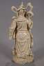 Sehr große Blanc-de-Chine-Figur eines Himmelsgenerals