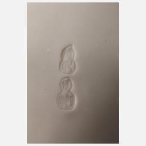 Seltene Blanc-de-Chine-Figurengruppe der acht Unsterblichen