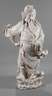 Riesige Blanc-de-Chine-Figur "Der drohende Kriegsgott Guandi"