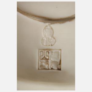 Große Blanc-de-Chine-Figur des Avalokiteshvara Simhanada