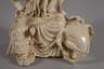 Blanc-de-Chine-Figuren der Bodhisattvas Samantabhadra und Manjusri