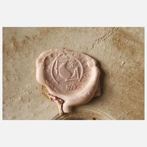 Paar Pfirsichbäumchen-Cachepots