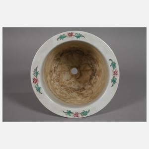 Paar Pfirsichbäumchen-Cachepots