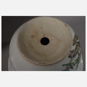 Paar Pfirsichbäumchen-Cachepots