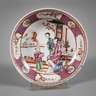 Porzellanschale mit Palastdamen Famille Rose