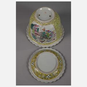 Cachepot Famille Jaune