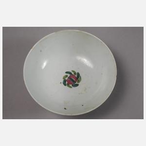 Paar Glückwunschschalen Famille Rose