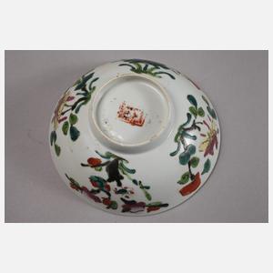 Paar Glückwunschschalen Famille Rose