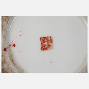 Drei Teekannen Famille Rose