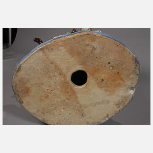 Riesige Jingdezhen-Propagandafigur „Shoulao mit dem Pfirsich der Unsterblichkeit“