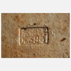 Riesige Jingdezhen-Propagandafigur „Shoulao mit dem Pfirsich der Unsterblichkeit“