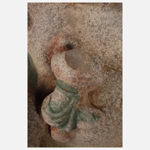 Budai mit spielenden Kindern