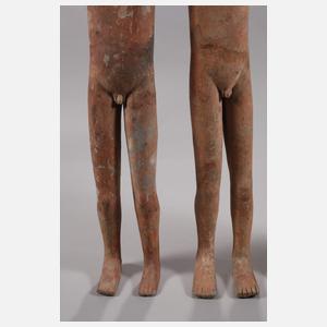 Vier Eunuchen-Figuren