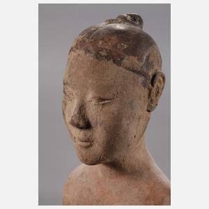 Vier Eunuchen-Figuren