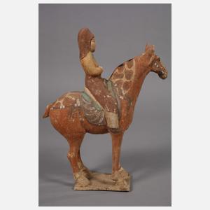 Reiter und Polospielerin