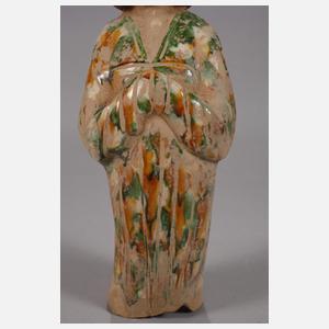 Fat Lady mit Sancai-Glasur