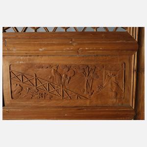 8-teiliger Wandschirm