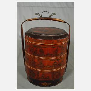 Paar große Etagenkörbe