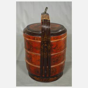 Paar große Etagenkörbe