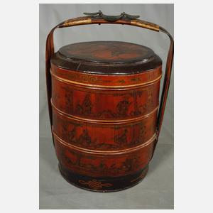 Paar große Etagenkörbe