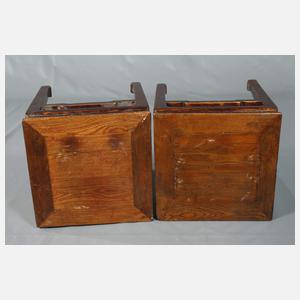 Paar FANGZHUO-Beistelltische im Ming-Stil