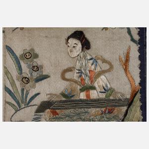 Drei seidene KESI-Ärmelbänder