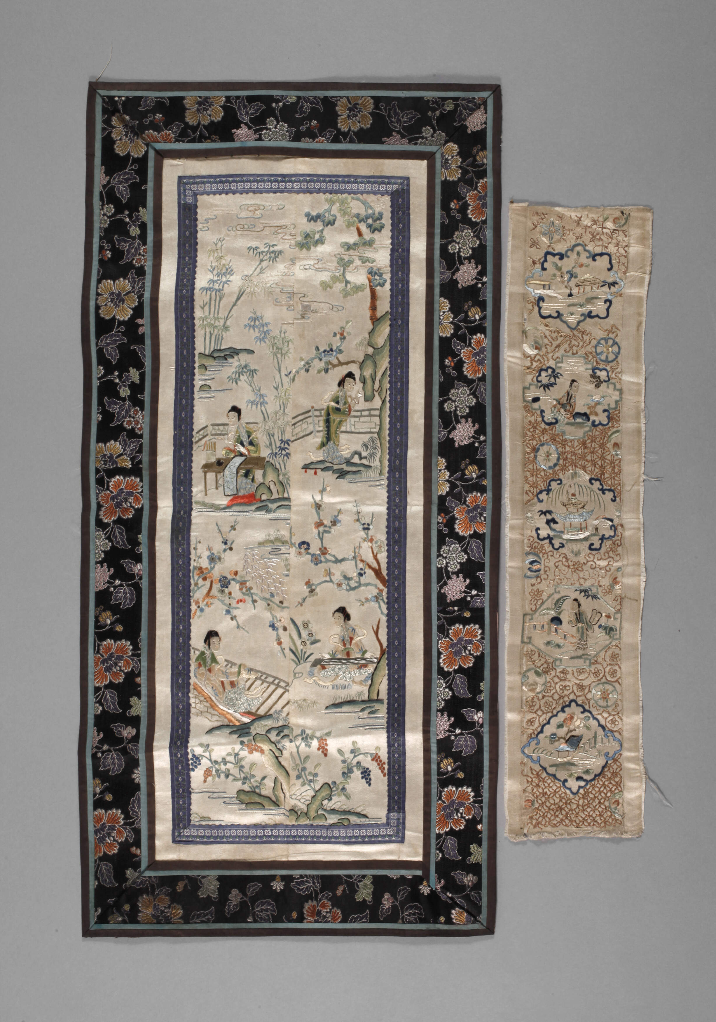 Drei seidene KESI-Ärmelbänder