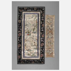 Drei seidene KESI-Ärmelbänder