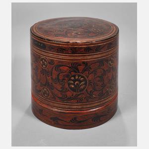 Rot-schwarze Betelbox