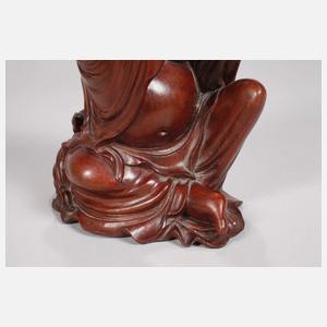 Arhat mit heiliger Wurzelknolle und Manguste