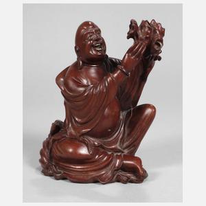 Arhat mit heiliger Wurzelknolle und Manguste