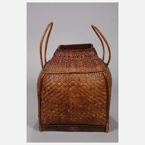 Tragekorb, Flachkorb und Reusentasche