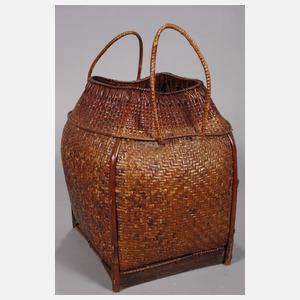 Tragekorb, Flachkorb und Reusentasche