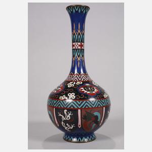 Paar seltene Nagoya-Cloisonné-Vasen Namikawa Yasuyuki