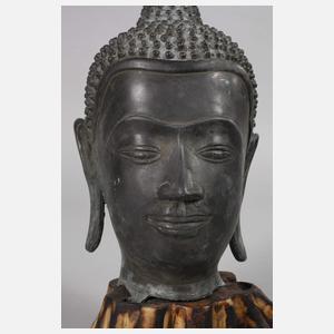 Bronzekopf des Buddha Shakyamuni