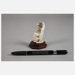 Hornschnitzerei "Schweinkram"