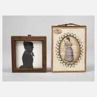 Schattenriss und Leporello Biedermeier111