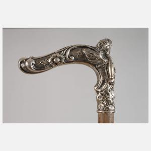 Spazierstock Silber