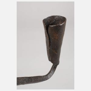 Historischer Kerzenleuchter Schmiedeeisen