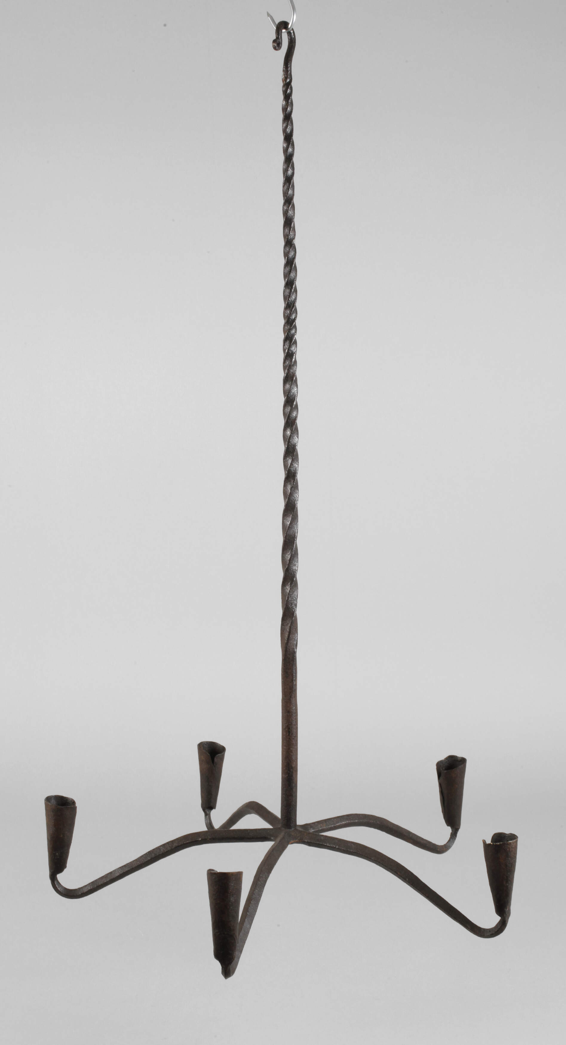 Historischer Kerzenleuchter Schmiedeeisen