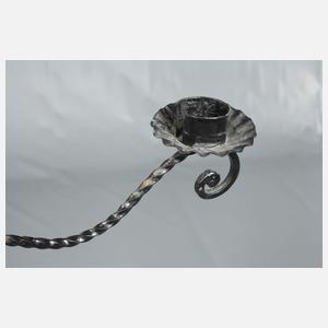 Großer schmiedeeiserner Gartenleuchter