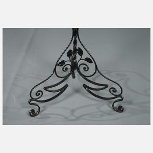 Großer schmiedeeiserner Gartenleuchter