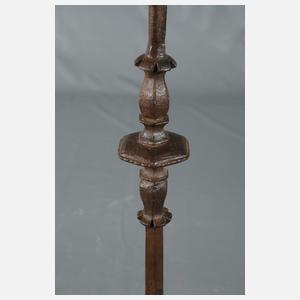 Gotischer Standleuchter Schmiedeeisen