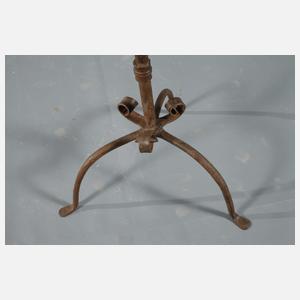 Gotischer Standleuchter Schmiedeeisen