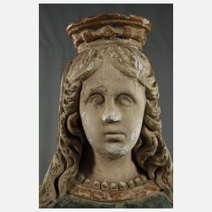 Frühbarocke Madonnenplastik