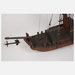 Modell eines Großfinowmaßkahns