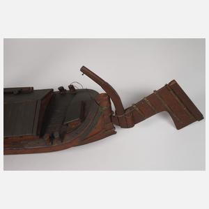 Modell eines Großfinowmaßkahns