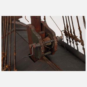 Modell eines Großfinowmaßkahns