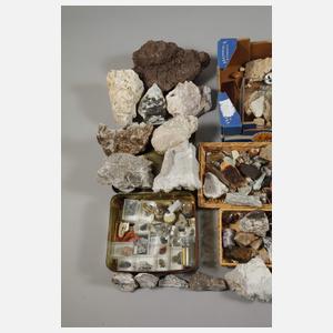 Sammlung Mineralien