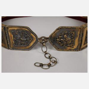 Prächtiger Spangengürtel Silber